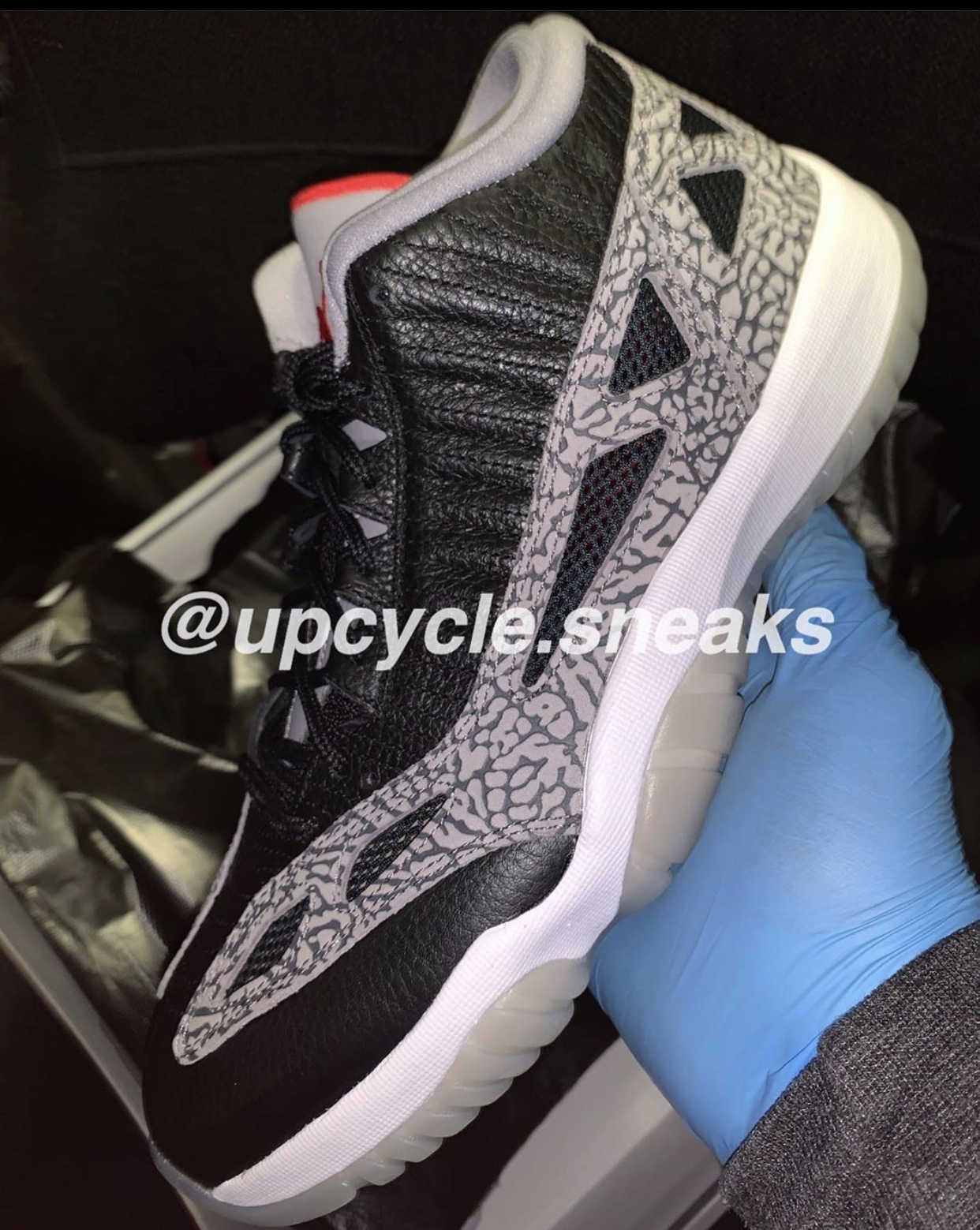 Air Jordan 11 Low IE Black Cement 919712-006 Release Date