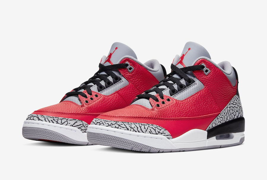 jordan 3 red cement nike chi