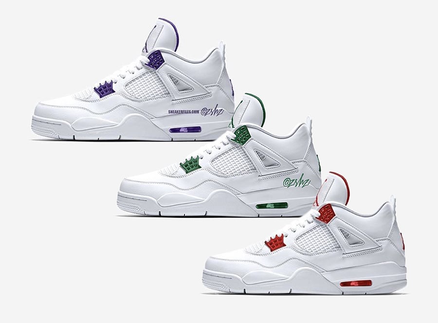 metallic black jordan 4