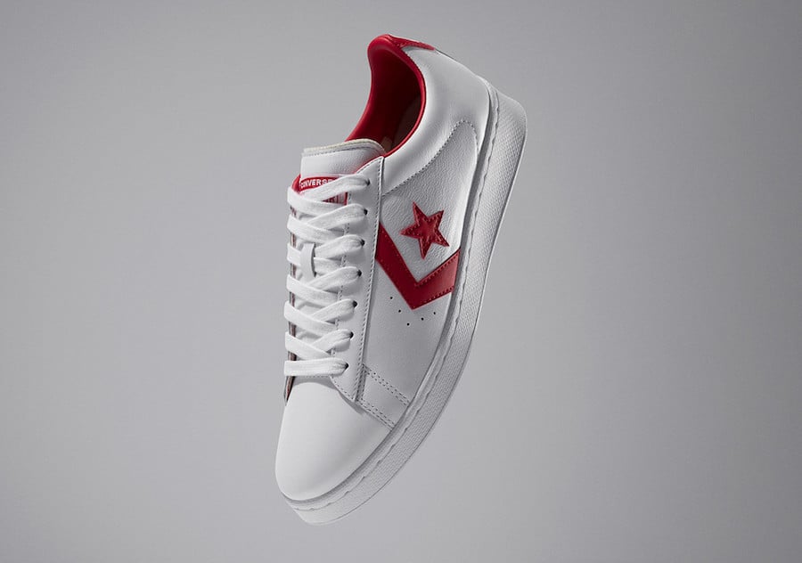 Converse Pro Leather Low White Red All-Star Release Date Info