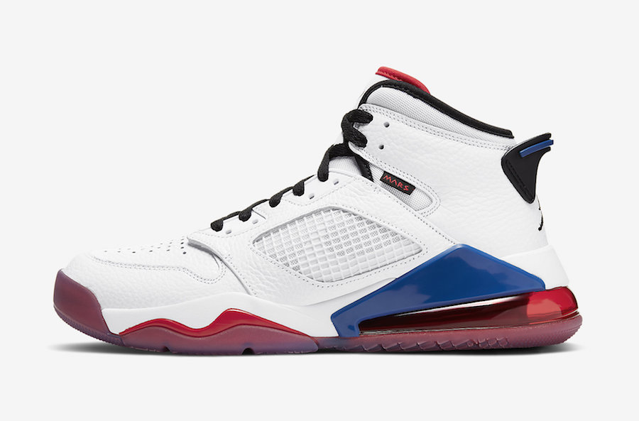 Jordan Mars 270 White Red Blue CD7070-104 Release Date Info