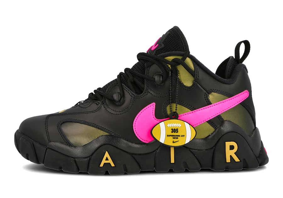 Nike Air Barrage Low Super Bowl LIV CT8454-001 Release Date Info Nike Air Barrage Low Super Bowl LIV CT8454-001 Release Date Info