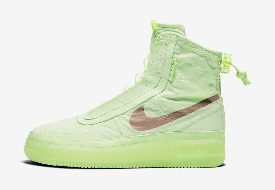 Nike Air Force 1 High Shell Volt BQ6096-700 Release Date Info