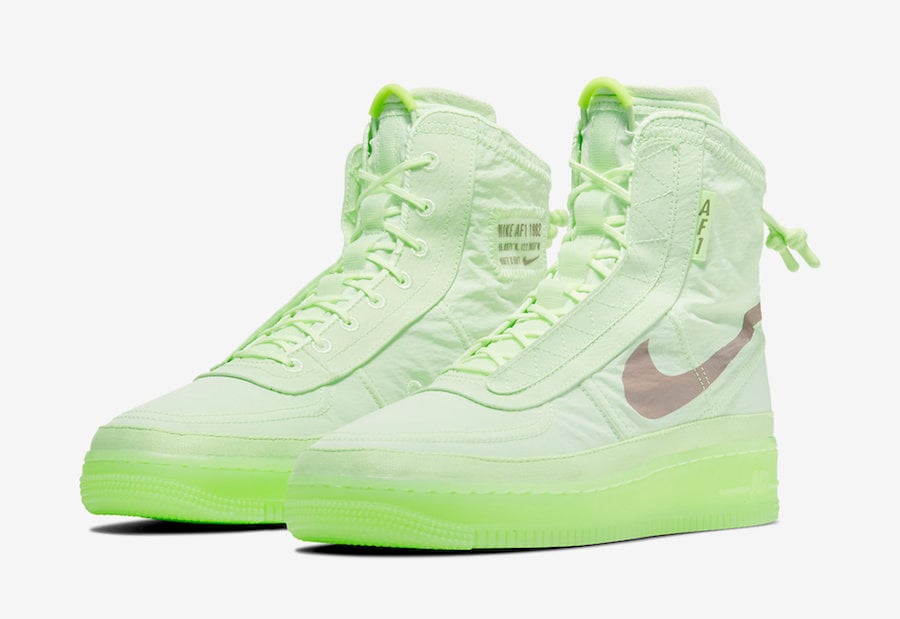 Nike Air Force 1 High Shell Volt BQ6096-700 Release Date Info