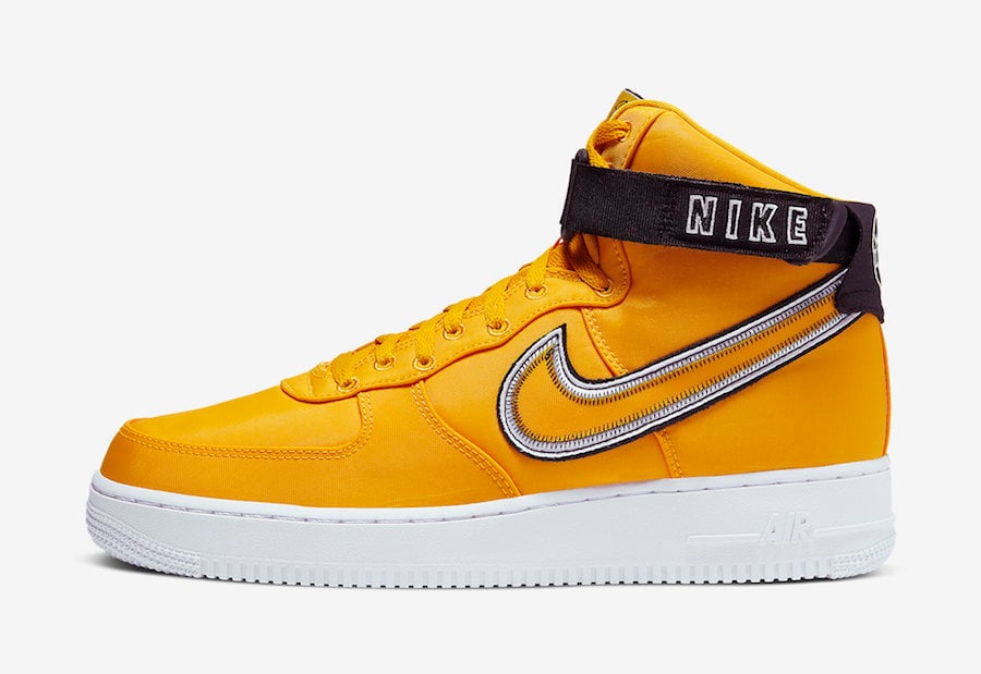 Nike Air Force 1 High University Gold CD0911-700 Release Date Info