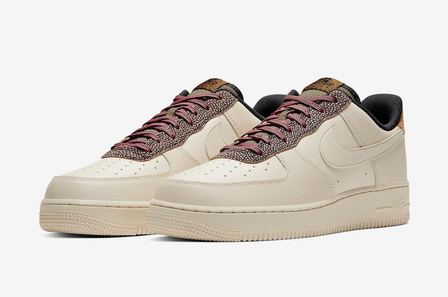 Nike Air Force 1 Low Fossil Wheat Shimmer CK4363-200 Release Date Info