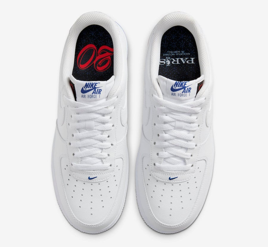 Nike Air Force 1 Low NBA Paris CW2367-100 Release Date info