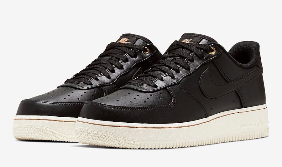 Nike Air Force 1 Low Premium Black Vachetta Tan CU6675-001 Release Date Info