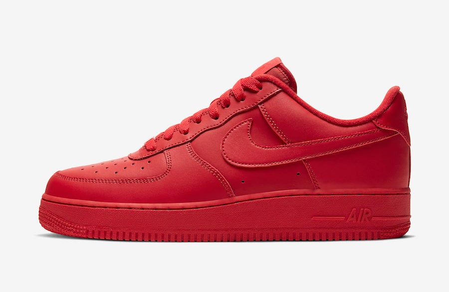 Nike Air Force 1 Low Triple Red CW6999-600 Release Date Info