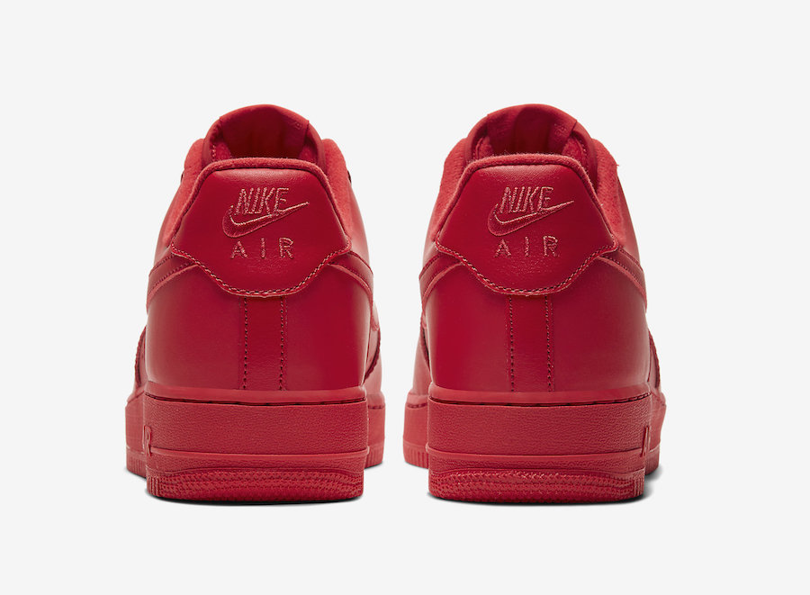 Nike Air Force 1 Low Triple Red CW6999-600 Release Date Info