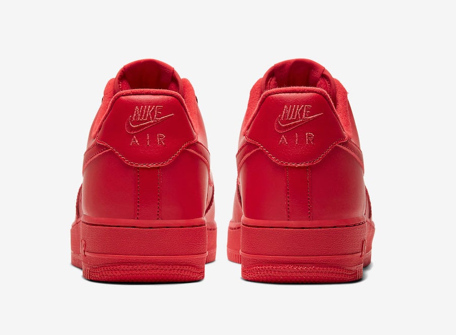 Nike Air Force 1 Low Triple Red CW6999-600 Release Date Info