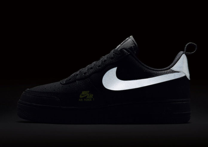 nike air force 1 lv8 utility black volt