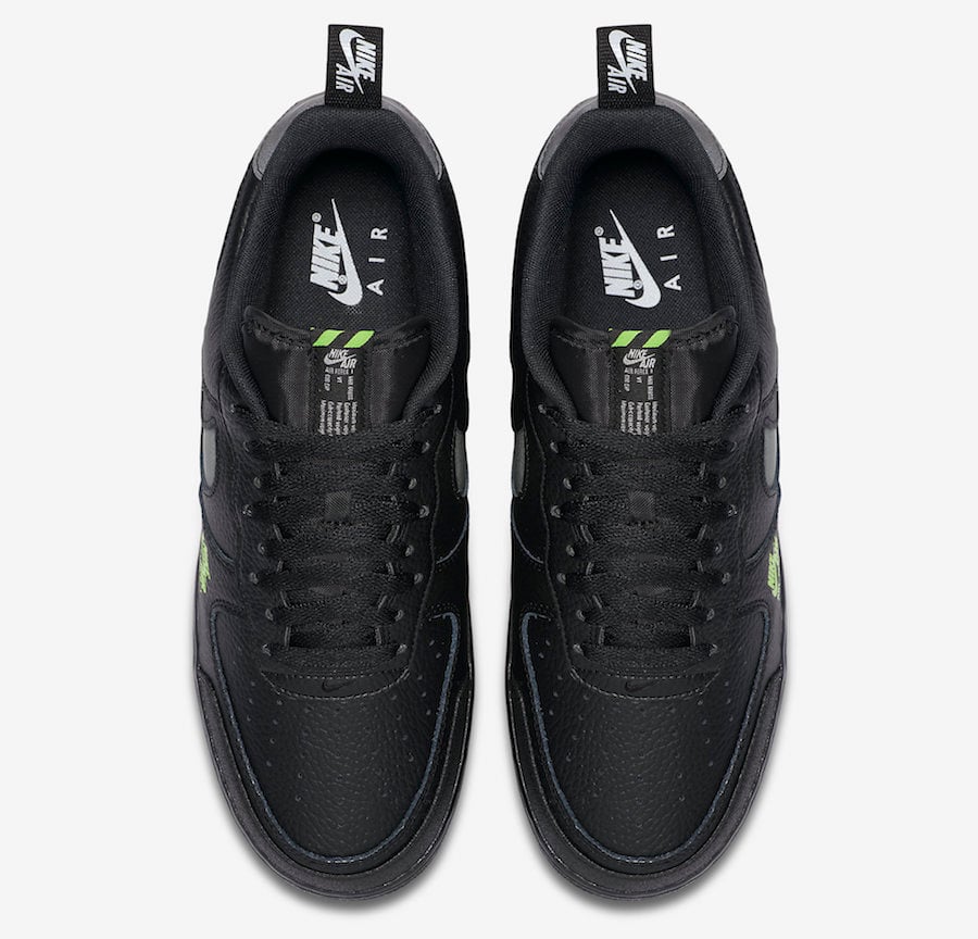 nike air force 1 lv8 utility black green