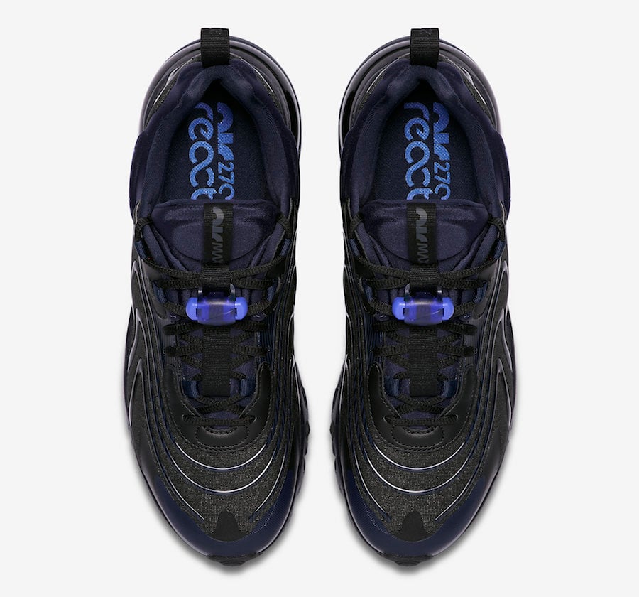 Nike Air Max 270 React ENG Black Sapphire CD0113-001 Release Date Info
