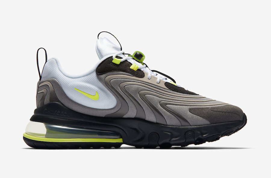 Nike Air Max 270 React ENG Neon CW2623-001 Release Date Info