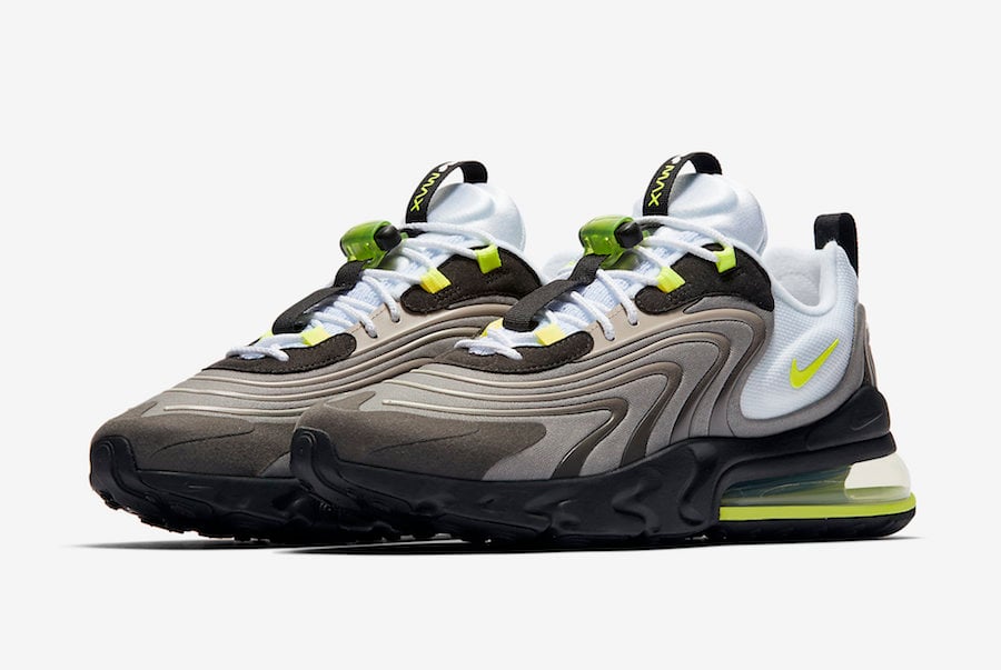 Nike Air Max 270 React ENG Neon CW2623-001 Release Date Info Nike Air Max 270 React ENG Neon CW2623-001 Release Date Info