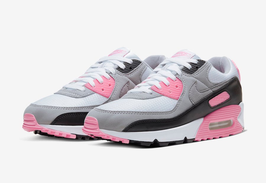 pink and grey nike air max 90