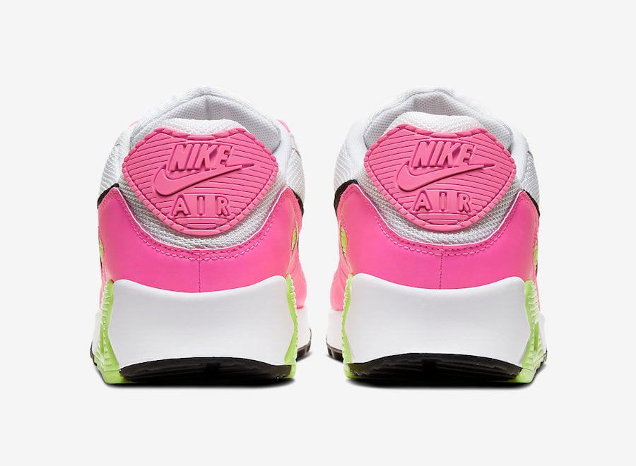Nike Air Max 90 White Pink Volt CT1030-100 Release Date Info