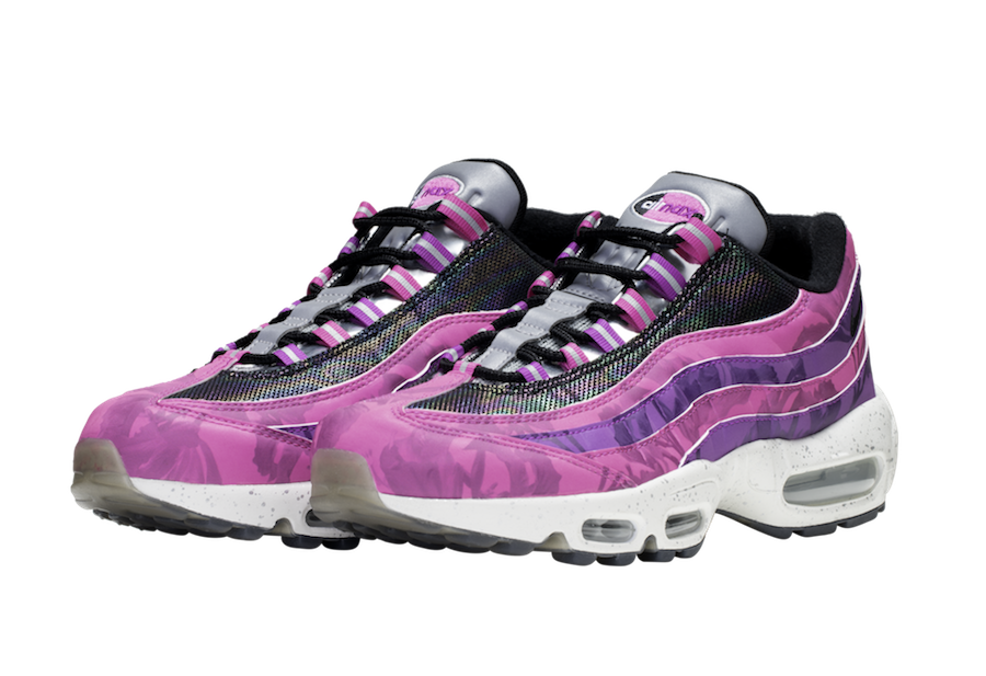 nike air max purple flowers