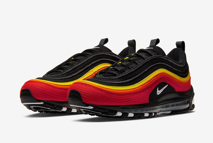 nike red yellow black