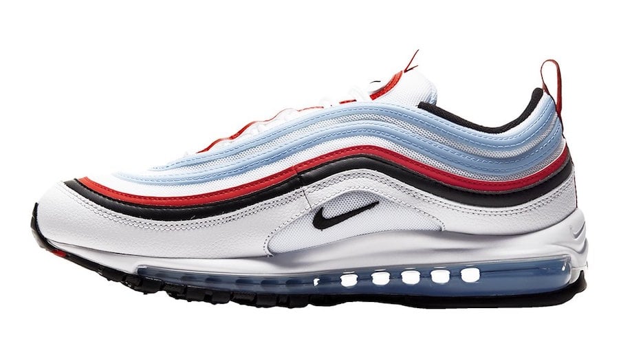 Nike Air Max 97 Light Blue Red Black CW6986-100 Release Date Info