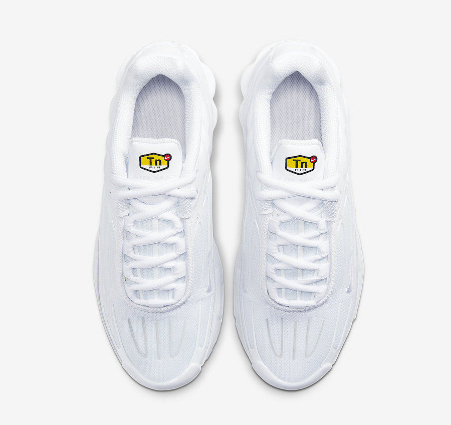 Nike Air Max Plus 3 Triple White CD6871-100 Release Date Info