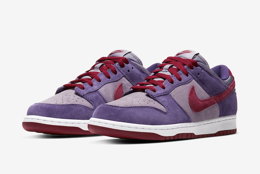 plum color nike shoes