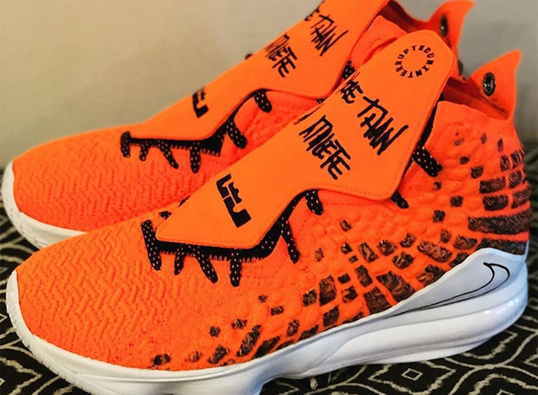 Nike LeBron 17 More Than An Athlete Orange Release Date Info