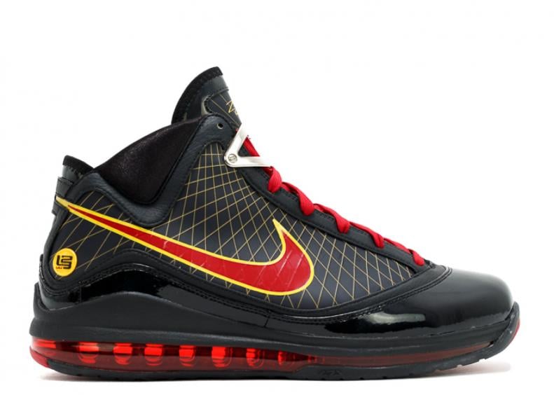 Nike LeBron 7 Fairfax Black Varsity Red Varsity Maize CU5646-001 Release Date Info