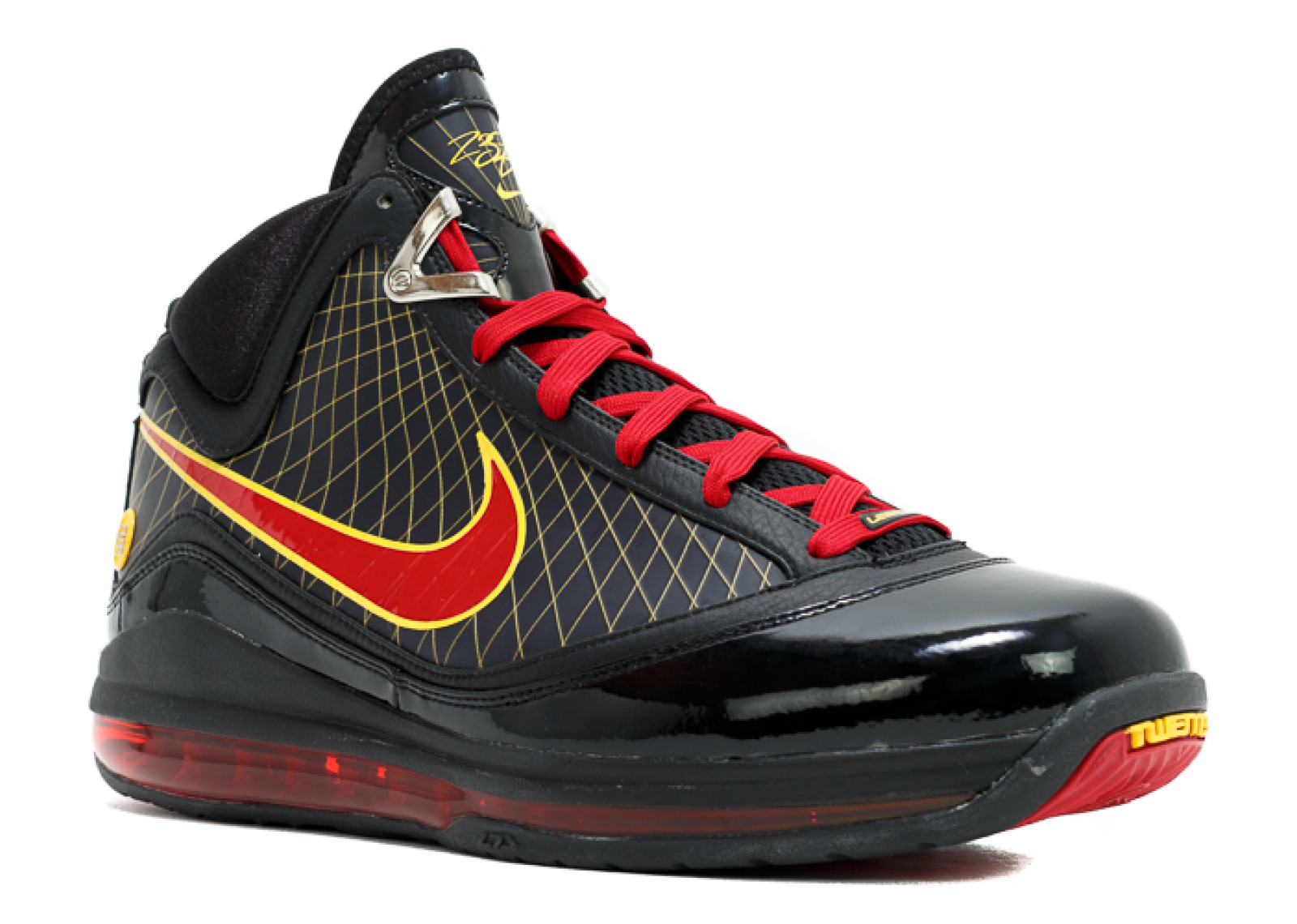 Nike LeBron 7 Fairfax Black Varsity Red Varsity Maize CU5646-001 Release Date Info