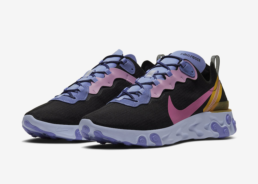 Nike React Element 55 ACG Light Thistle Pollen Rise Magic Flamingo CI9593-001 Release Date Info Nike React Element 55 ACG Light Thistle Pollen Rise Magic Flamingo CI9593-001 Release Date Info