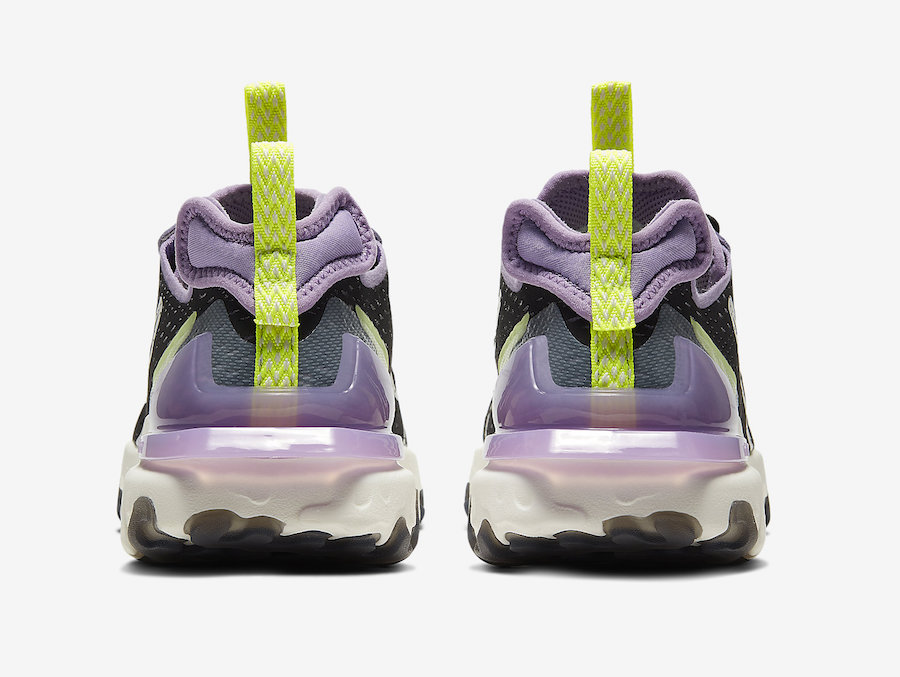 Nike React Vision Black Purple Yellow CI7523-002 Release Date Info