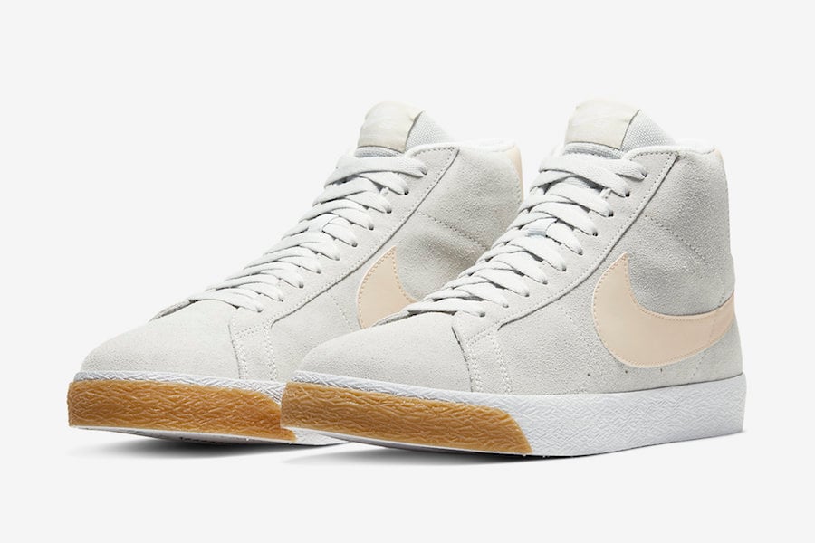 Nike SB Blazer Mid Cream Gum 864349-005 Release Date Info