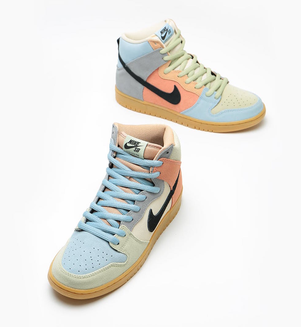 nike sb dunk high pro easter spectrum