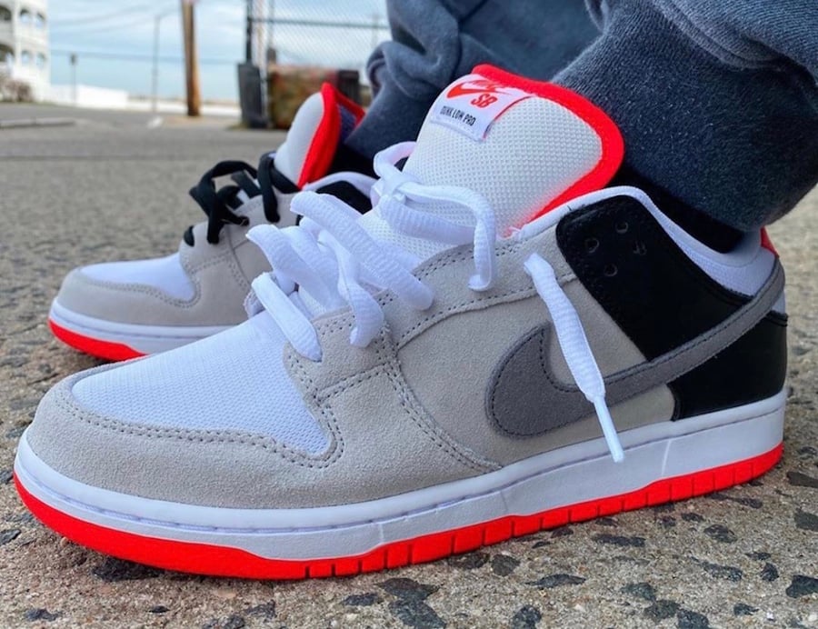 How the Nike SB Dunk Low ‘Infrared’ Looks On Feet