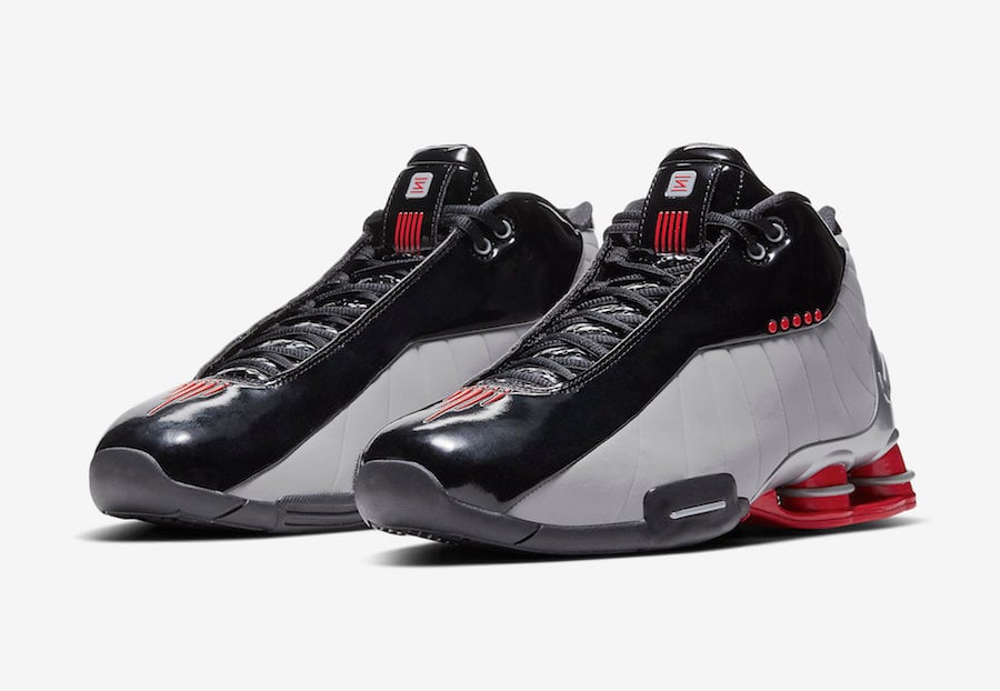 Nike Shox BB4 Black Metallic Silver Red AT7843-003 Release Date Info