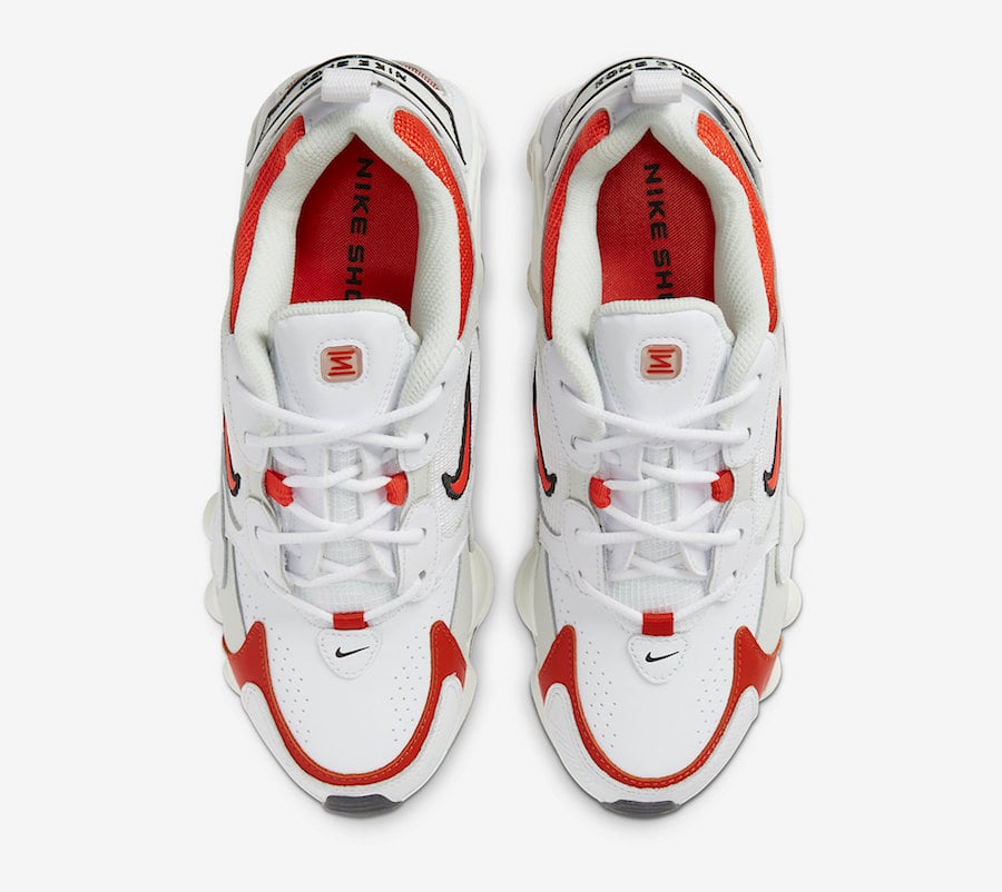 Nike Shox TL Nova White Red AT8046-101 Release Date Info