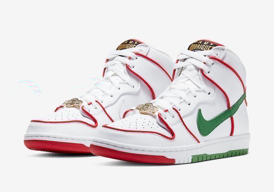 Paul Rodriguez Nike SB Dunk High Boxing CT6680-100 Release Date Paul Rodriguez Nike SB Dunk High Boxing CT6680-100 Release Date