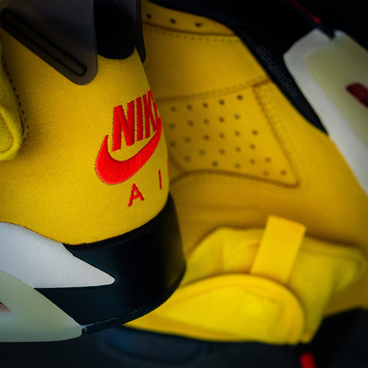 Travis Scott Air Jordan 6 Yellow Friends and Family