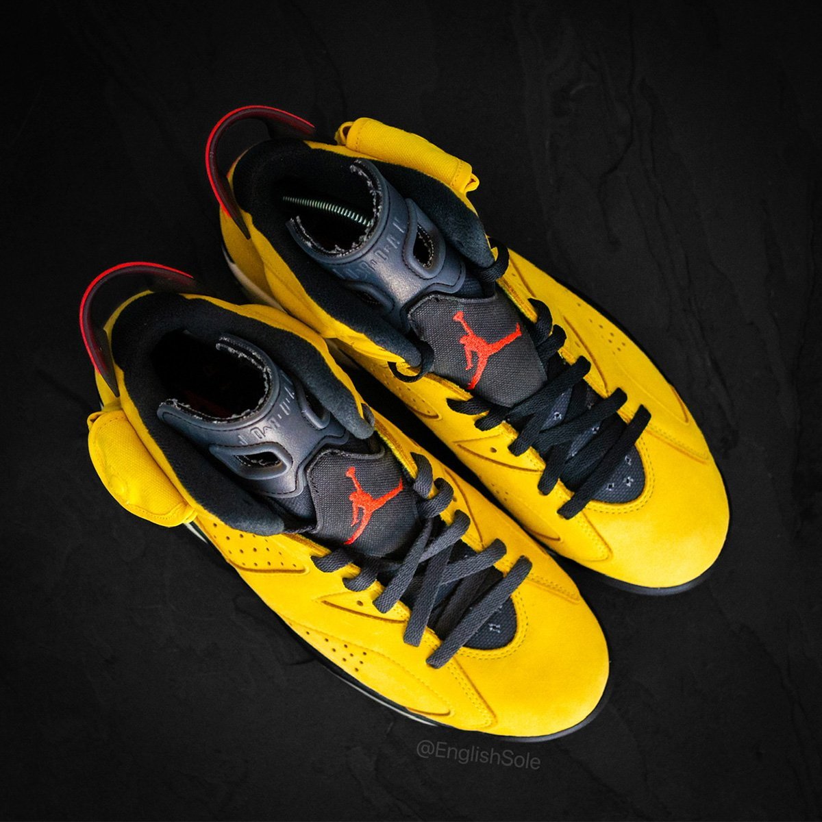 Travis Scott Air Jordan 6 Yellow Friends and Family