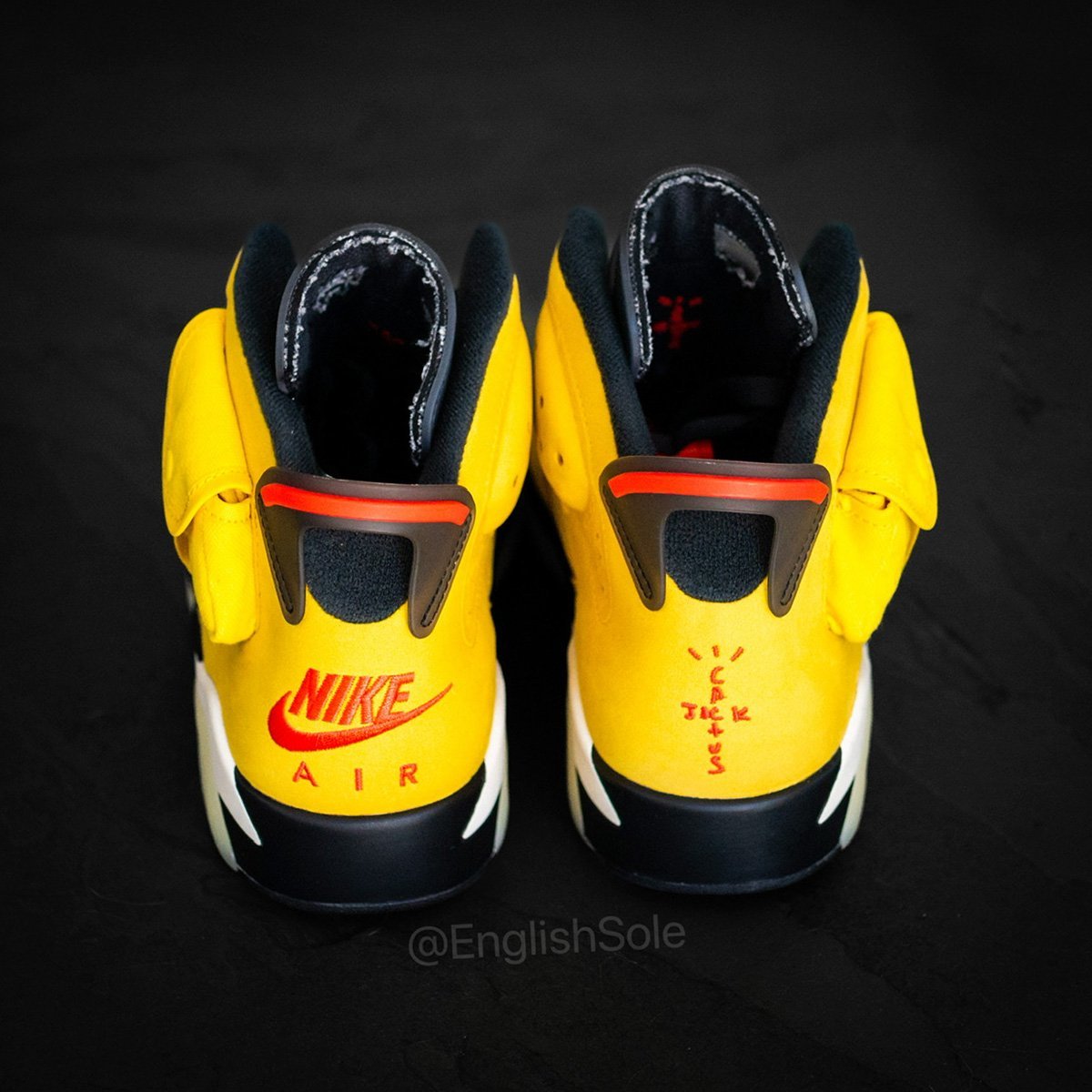 Travis Scott Air Jordan 6 Yellow Friends and Family
