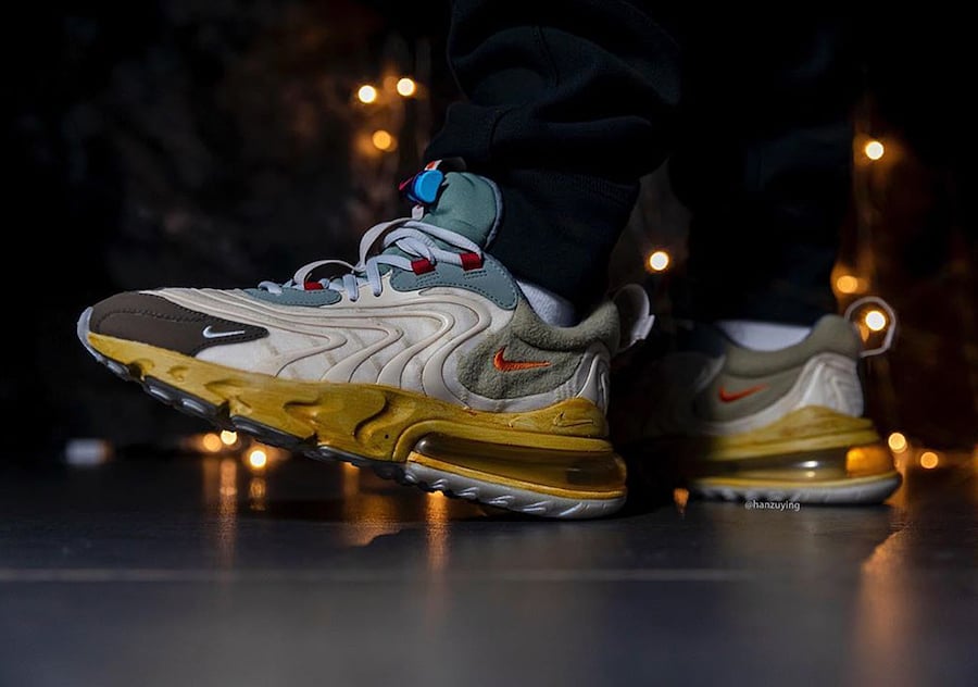 Travis Scott Nike Air Max 270 React Cactus Trails CT2864-200 Release