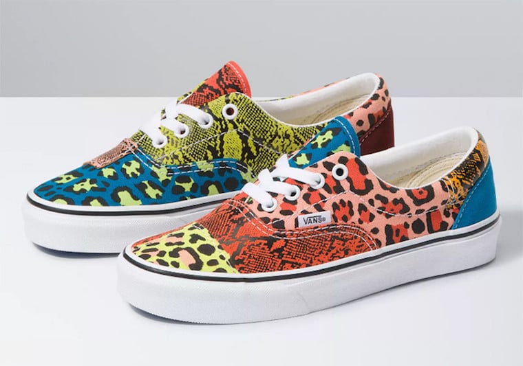 This Vans Patchwork Era Features Leopard and Snakeskin Print