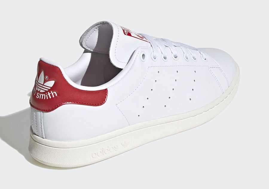 adidas Stan Smith Valentines Day White Red EH1736 Release Date Info
