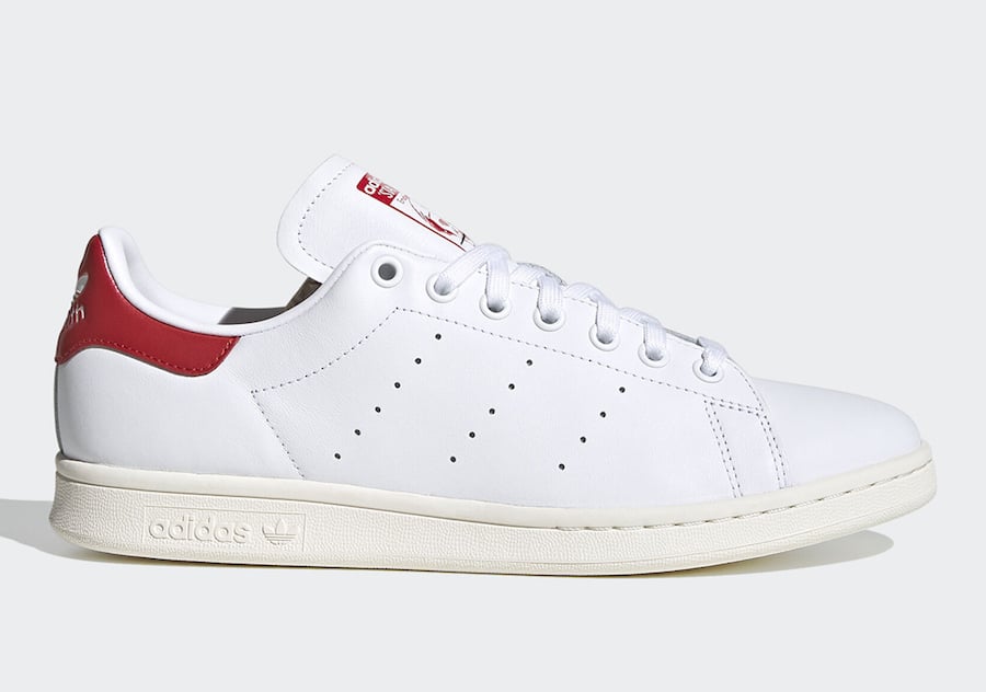 adidas Stan Smith Valentines Day White Red EH1736 Release Date Info