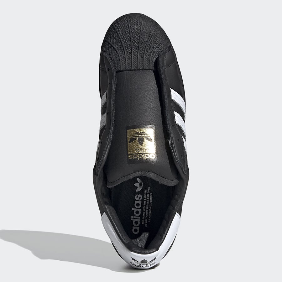 adidas Superstar Laceless Black FV3018 Release Date Info