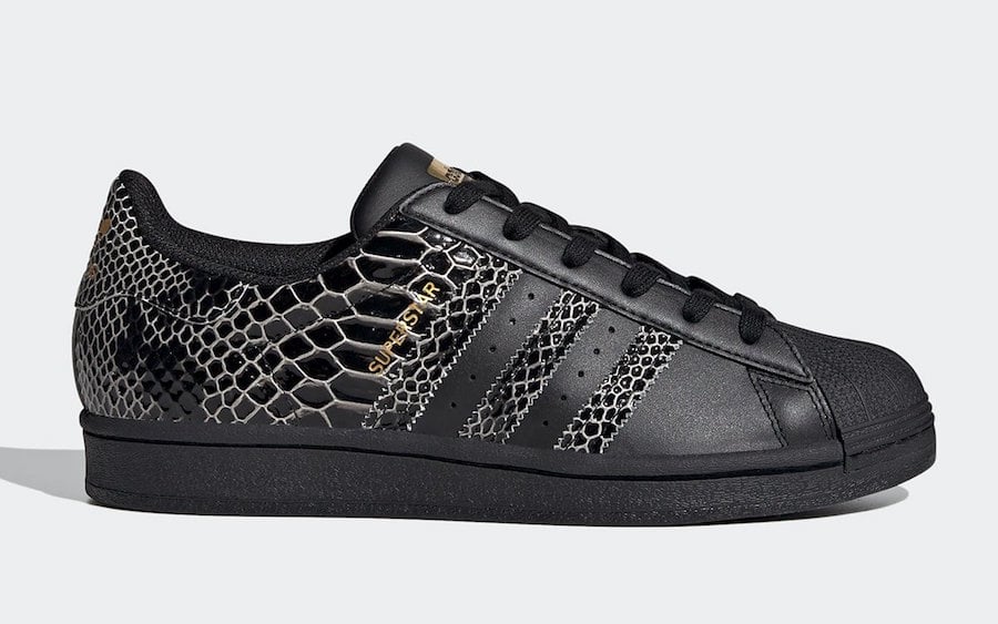 adidas superstar snake print