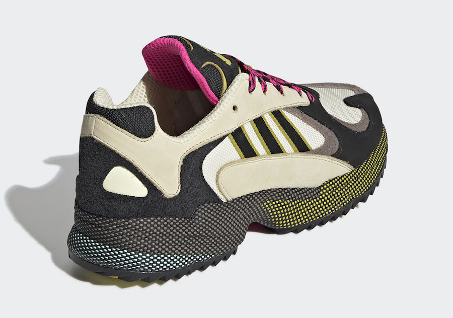 adidas Yung-1 Trail Khaki Black Yellow Pink EF5338 Release Date Info