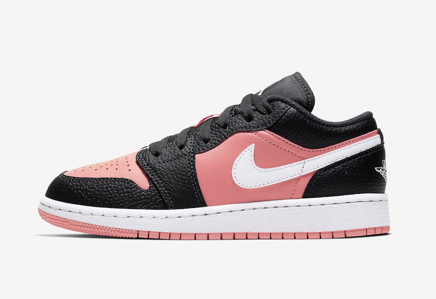 Air Jordan 1 Low GS Pink Quartz 554723-016 Release Date Info