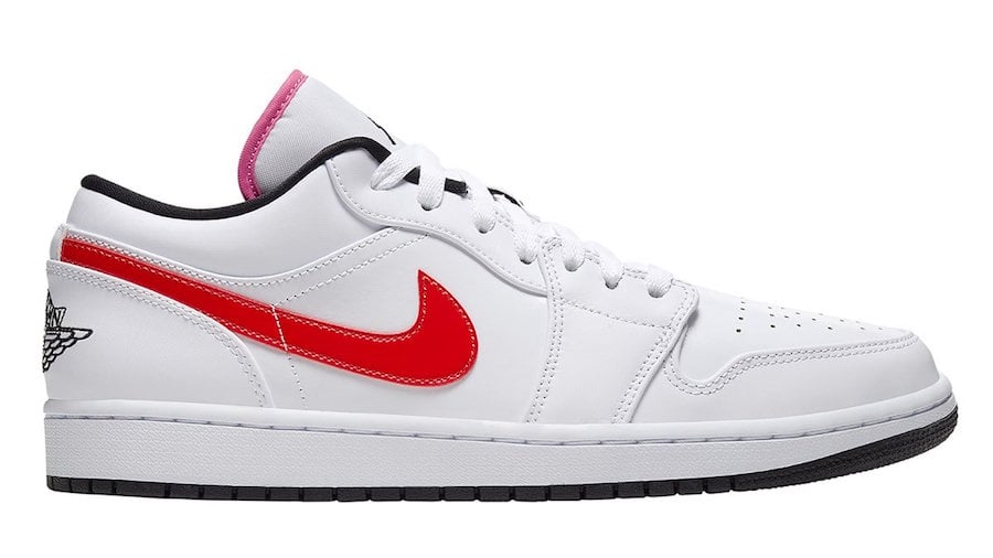 jordan 1 low multicolor white